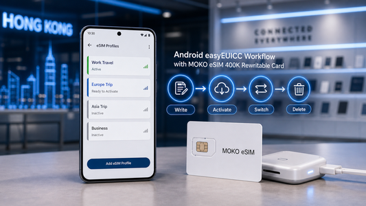 Android easyEUICC 與 MOKO eSIM 400K 白卡寫卡指南