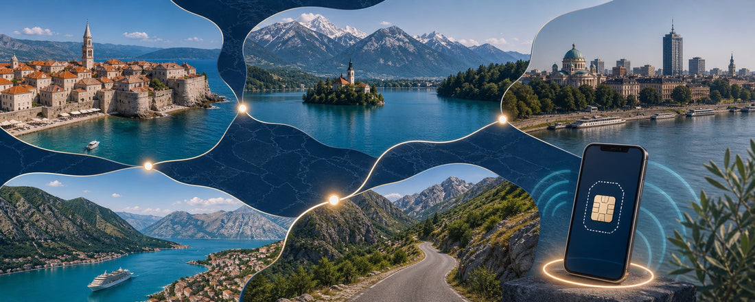 克羅地亞斯洛文尼亞塞爾維亞阿爾巴尼亞巴爾幹跨境eSIM插圖