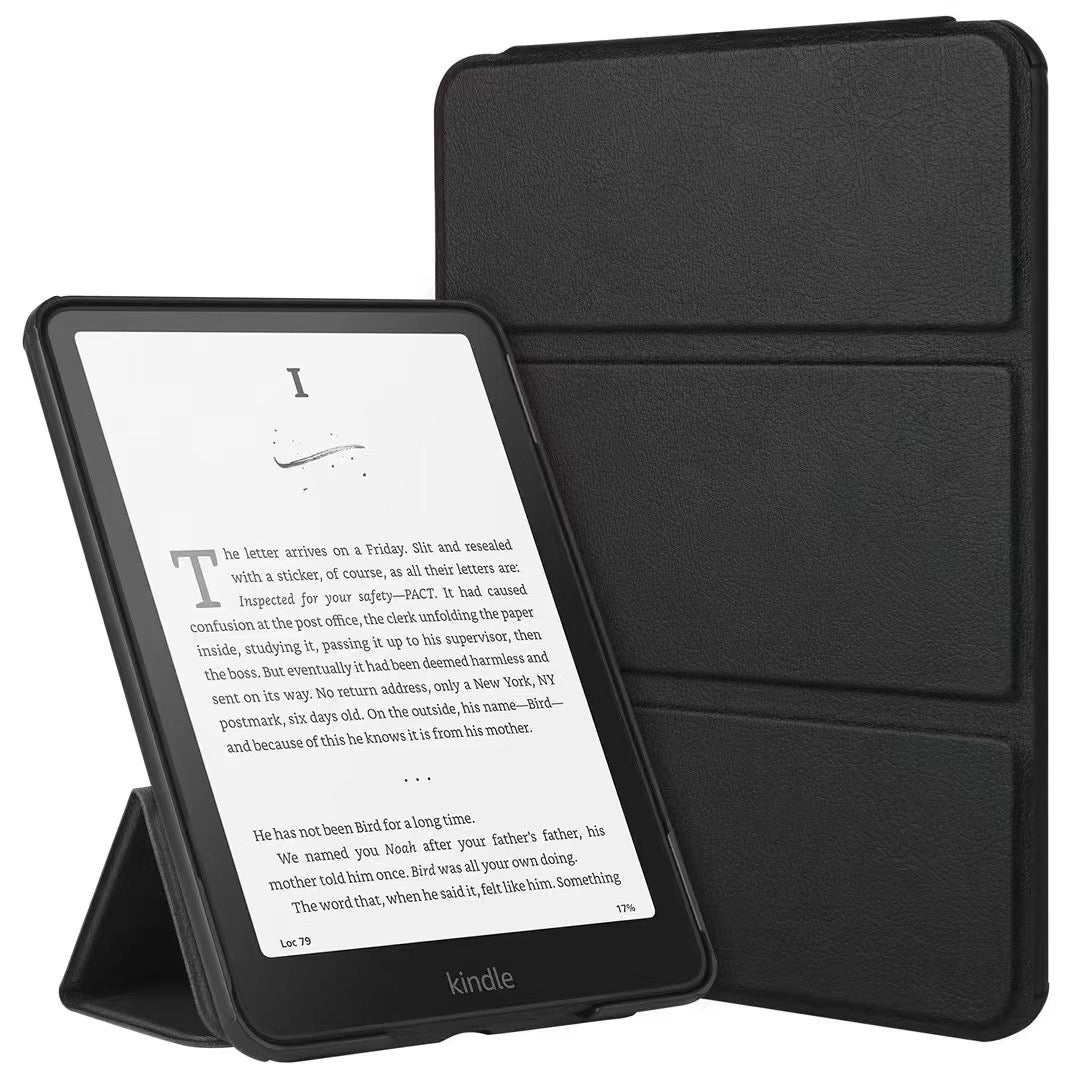 2024新款上市｜Kindle電子書保護套前支撐款：kindle paperwhite12 荧幕7寸｜2024款kindle 彩繪純色15色齊全